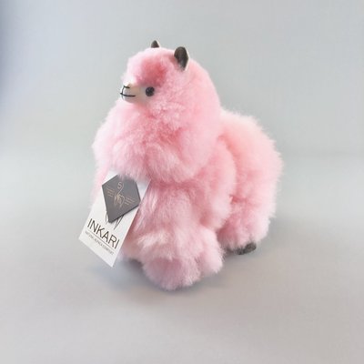 Inkari - Alpaka Stofftiere Cotton candy S Limited edition