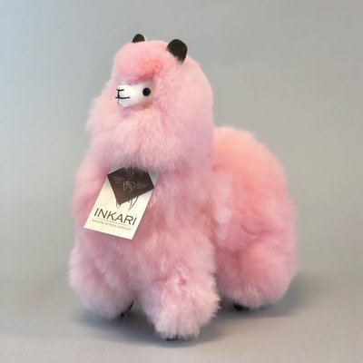 Inkari - Alpaka Stofftiere Cotton candy S Limited edition