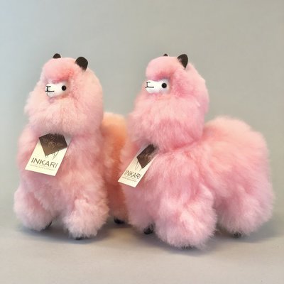 Inkari - Alpaka Stofftiere Cotton candy S Limited edition