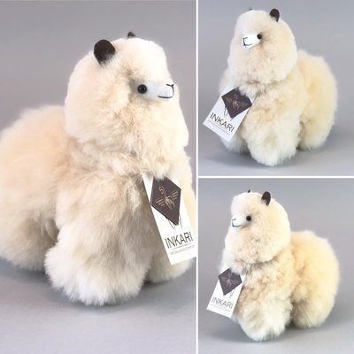 Inkari - Alpaka Stofftiere Blond S