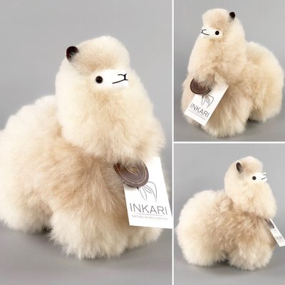 Inkari - Alpaka Stofftiere Blond S