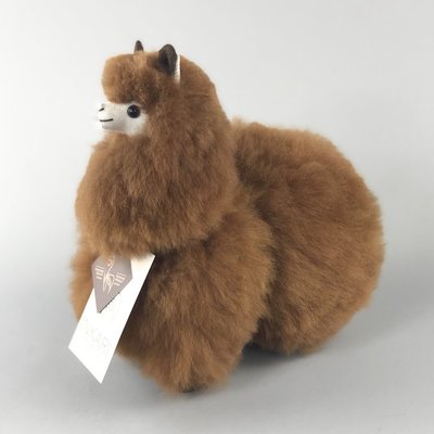 Inkari - Alpaka Stofftiere Walnuss S