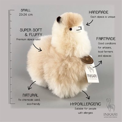 Inkari - Alpaka Stofftiere Sahara S