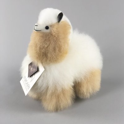 Inkari - Alpaka Stofftiere Elfenbein Blond S