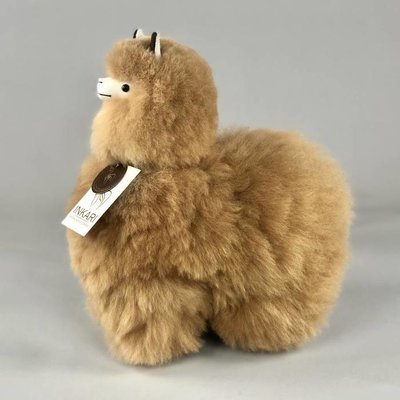 Inkari - Alpaka Stofftiere Haselnuss M