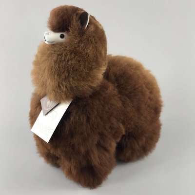 Inkari - Alpaka Stofftiere Choco cream M