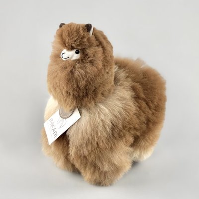 Inkari - Alpaka Stofftiere Karamell M