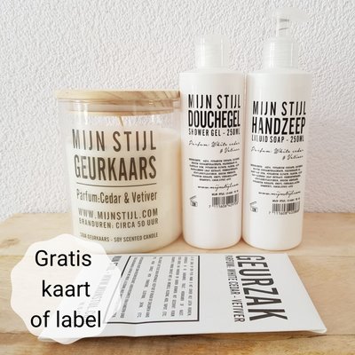 Verwenpakket White cedar & vetiver