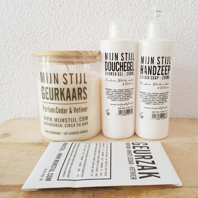 Verwenpakket White cedar & vetiver