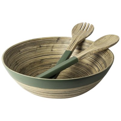 Gusta - Schale & Salat Gedeck Bambus