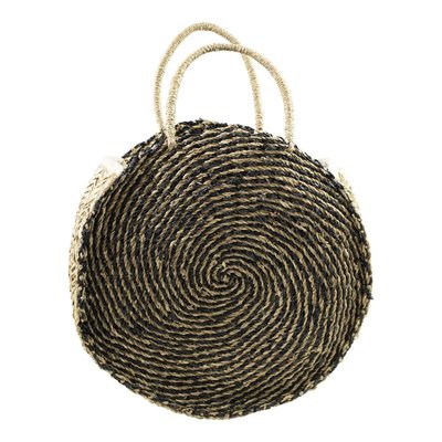 Mars & more - Jute Taschen Rund schwarz