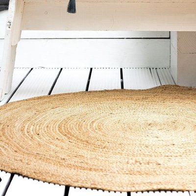Mars & more - Jute Teppich rund S