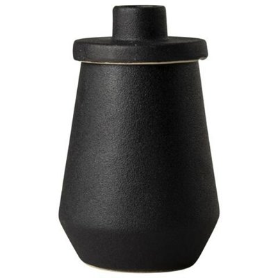 Gusta - Kerzenhalter / Vase schwarz