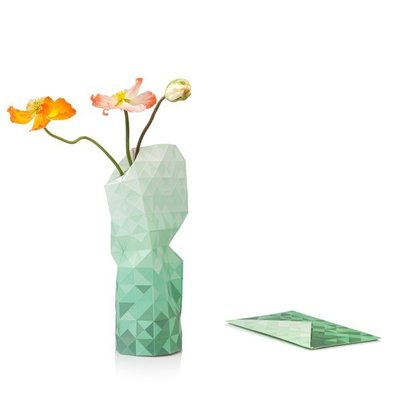 Pepe Heykoop - Paper Vase Cover - Green Gradient