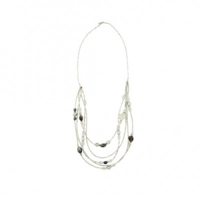 Lisbeth Dahl Copenhagen - Ketting zilver/grijs