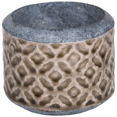 PTMD - Shane cream ceramic round Pot s