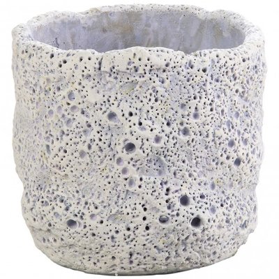 PTMD - Moonrock purple Cement round pot xs