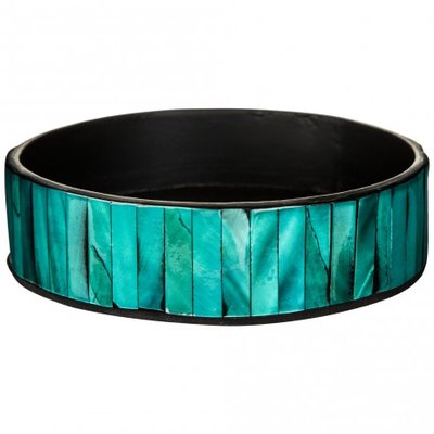 PTMD - Pleasant blue poly plate shell round s