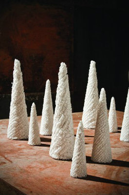 PTMD - Christmas white rope tree s