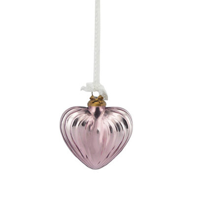 Lisbeth Dahl Copenhagen - Kerstbal antiek roze hart