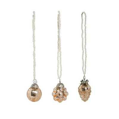 Lisbeth Dahl Copenhagen - Kerstbal zalm set van 3 B