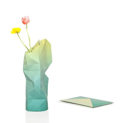 Pepe Heykoop - Paper Vase Cover Large - Green Fade