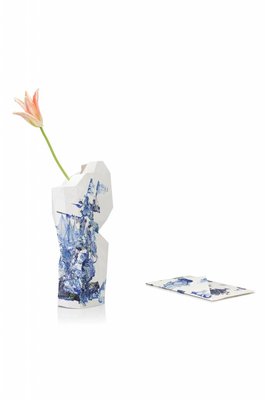 Pepe Heykoop - Paper Vase Cover Large - Delft Blue Icons