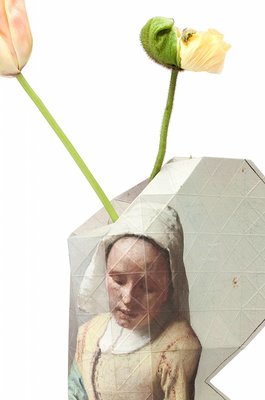 Pepe Heykoop - Paper Vase Cover - Het Melkmeisje van Vermeer