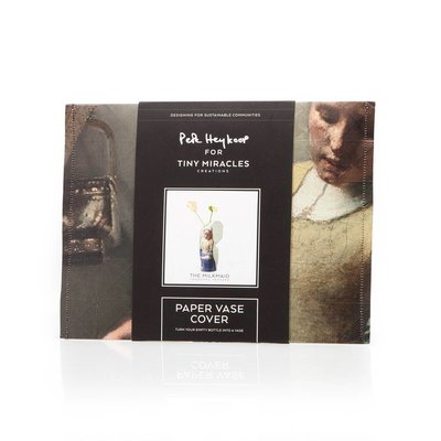 Pepe Heykoop - Paper Vase Cover - Het Melkmeisje van Vermeer
