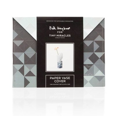 Pepe Heykoop - Paper Vase Cover Large - Grey Gradient