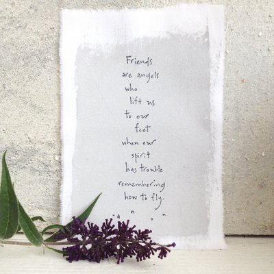 AfroDutchPaperStone - Kaart Friends are angels