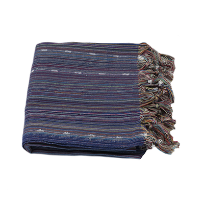 Mijn Stijl - Hamamdoek streep blauw mix