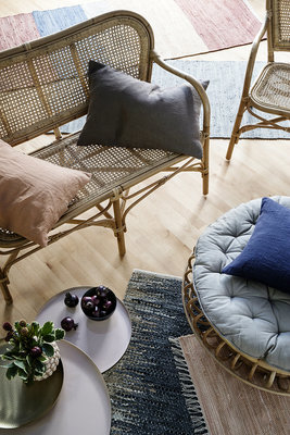 Broste Copenhagen - Pouf Rotin rattan naturel