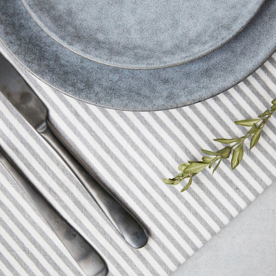 House Doctor - Grey Stone Lunch plate
