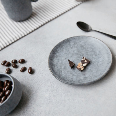 House Doctor - Grey Stone Dessert plate