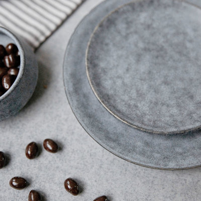 House Doctor - Grey Stone Dessert plate