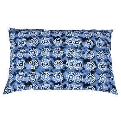 Broste Copenhagen - Cushion cover Tie Dye Indigo blue