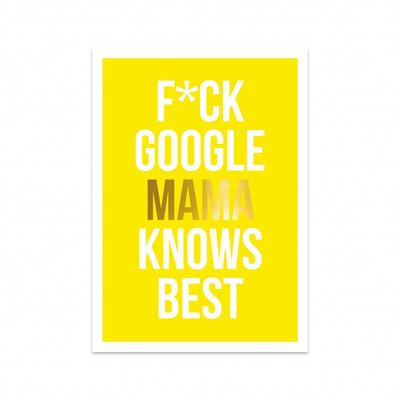Studio Stationery - Kaart Mama knows best