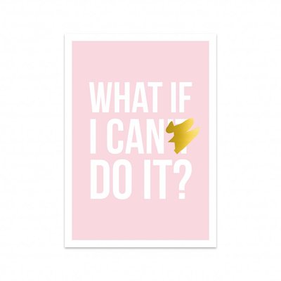 Studio Stationery - Kaart I can do it