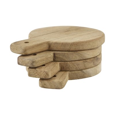 Nicolas Vahé - Servingboards / coasters Wood, set of 4
