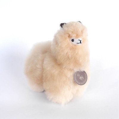 Inkari - Alpaca zachte knuffel Beige Small