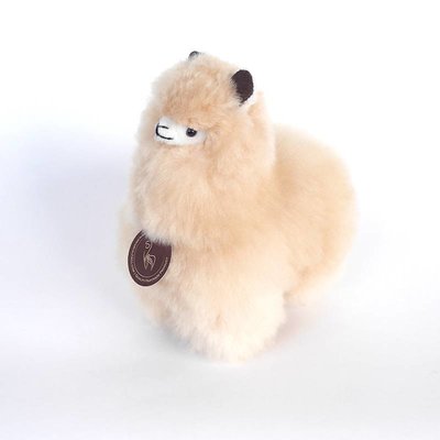 Inkari - Alpaca zachte knuffel Beige Small