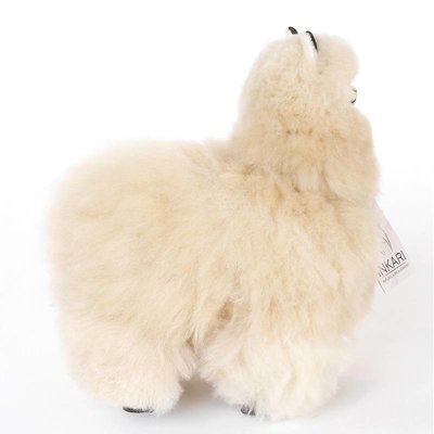 Inkari - Alpaca zachte knuffel Beige Medium
