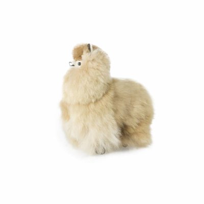 Inkari - Alpaca zachte knuffel Naturel Small