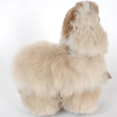 Inkari - Alpaca zachte knuffel Naturel Medium
