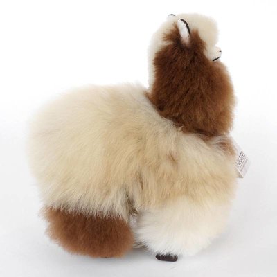 Inkari - Alpaca zachte knuffel Beige / bruin Medium