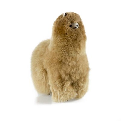 Inkari - Alpaca zachte knuffel Bruin Medium