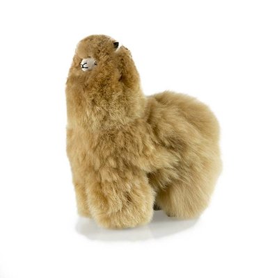 Inkari - Alpaca zachte knuffel Bruin Medium