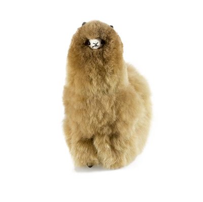 Inkari - Alpaca zachte knuffel Bruin Medium