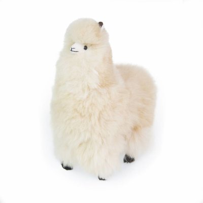 Inkari - Alpaca zachte knuffel Beige Large